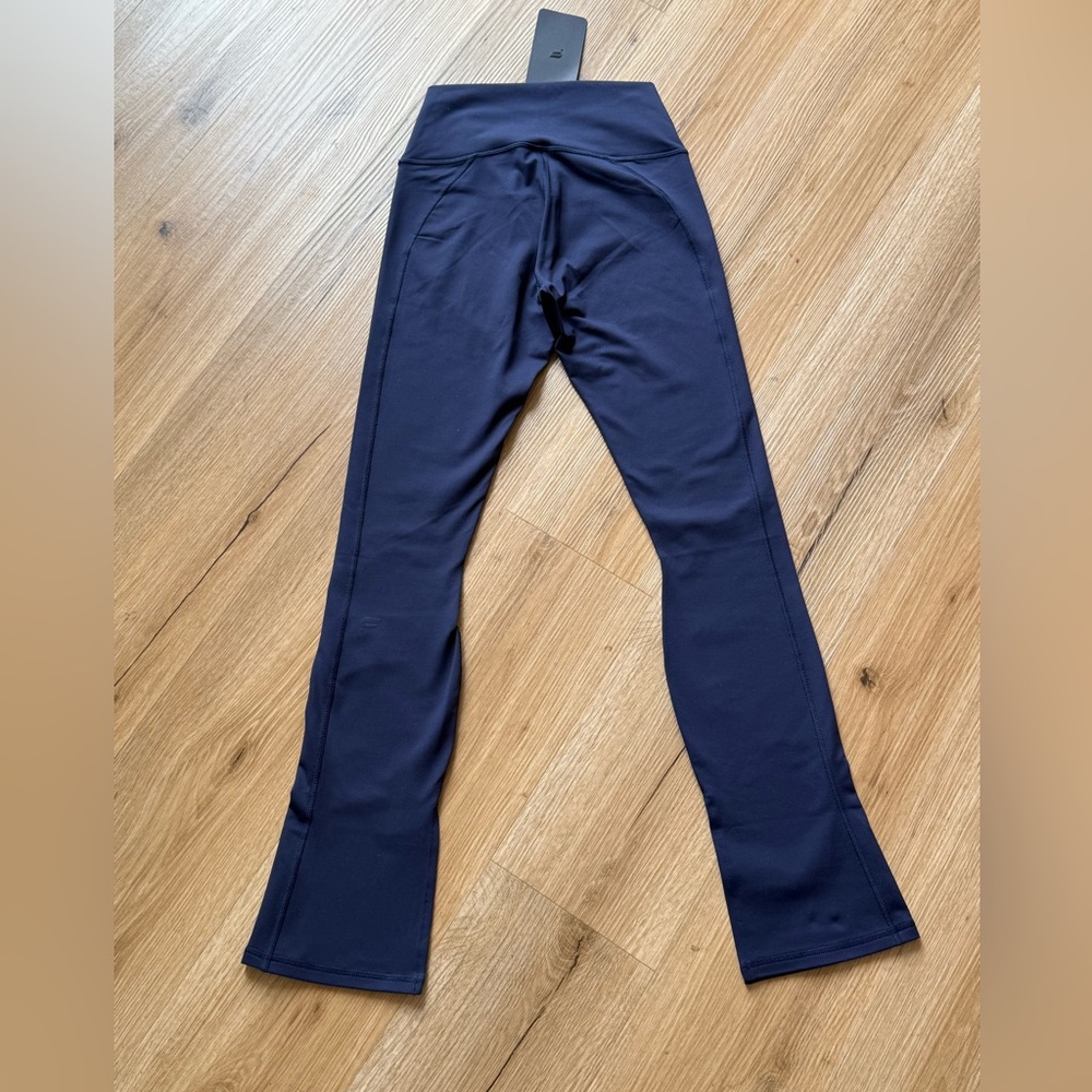 Fabletics Navy Flared High-Waist Leggings- Small - Picture 4 of 5